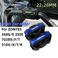 22&28mm Universal & ZONTES Crash Bar Bumper Slider For 368G/E/D/M/K 350E 703RR/F/T 310V/X/T/R – Moto