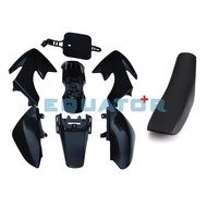 8Pcs Black 50Cc 110Cc 125Cc 140Cc Plastic 4-Stroke Crf50 Pit Off-Road Bike Set Mudguard Seat - Motor