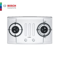Bosch PBD7251SG Built In  Stainless Steel Gas Hob 2 Gas burners,76cm width, powerful 4.5Kw wok burner, electric ignition, suitable for Town gas only. 2 years local warranty