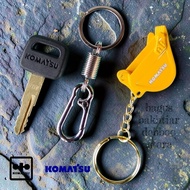 GANTUNGAN Master Key Komatsu - Key Miniature Bucket Excavator Keychain Set Komatsu