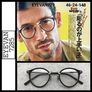 Eyevan 7285 titanium mixed frame glasses 鈦金屬膠架眼鏡