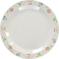 Mannen Melamine AP-7825 "Applique" Salad Plate, 8.3 inches (21 cm), Melamine, Made in Japan RSL63