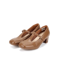 POLO Ladies Julissa Casual Thick Heeled Shoes - P22406-CV01SV-3-BROWN
