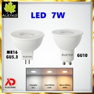 Aletko LED GU10 / MR16 (7w) daylight/warm white/cool white