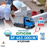 Bata Ringan - Hebel Citicon isi 11.52 kubik Untuk Wilayah Demak Jawa