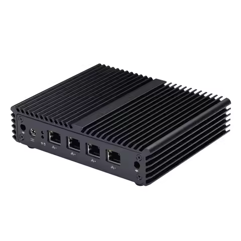 Qotom Q190G4N Mini PC 4 LAN With Celeron j1900 Quad Core 2.0 GHz Processor Soft Router Firewall