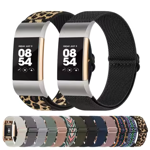 Newest Elastic Nylon Band For Fitbit Charge 2 Strap Bracelet Adjustable Wristband For Fitbit Charge 