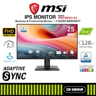MSI PRO MP251 E2 / PRO MP251W E2 24.5-inch FHD 120Hz IPS Business Productivity Monitor (3Yrs MSI War