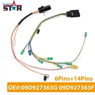 1Pair Transmission Valve Body Wiring Harness 6Pins 14Pins For Audi Q7 4.2 4BL For Porsche Cayenne Fo