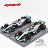 Spark1: 43 Mercedes AMG F1 W13 Belgium Grand Prize 2022 Model Car