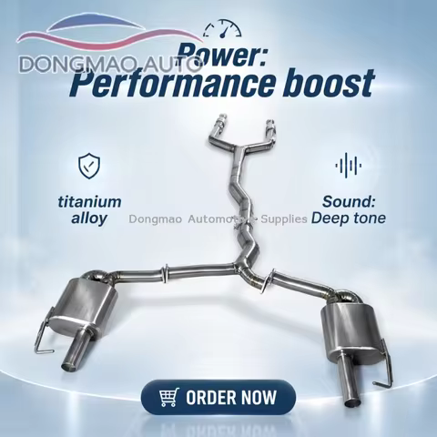 Suitable for Mercedes Benz C43 C63 AMG W205 3.0T titanium alloy valve exhaust pipe