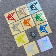 Space Star Cutting Stickers