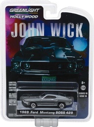 1: 64 1969 John Wick Ford Mustang Ông Chủ 429 Bộ sưu tập mô hình xe