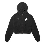 sabukaru x nul1.org (nu-19) Cropped Zip Hoodie