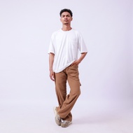 YS CELANA CARPENTER CORDUROY PANJANG PRIA WANITA DARK GREY LOSSE FIT SANTAI KULOT TREND FOMO KOREAN 