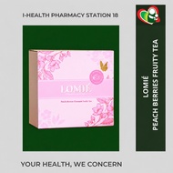 [I-Health Pharmacy] LOMIÉ Premium Tea Peach Berries Flavonol Fruity Tea – Pink Floral Gift Box Herba