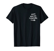 Anti social cowgirl club introvert cowgirl T-Shirt