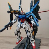 已組 現貨 龍桃子 MG 1/100 完美攻擊 STRIKE 鋼彈 劍 砲裝 GUNDAM SEED