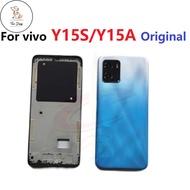 DC Back cover Housing For vivo Y15A Y15S Y15C middle frame front frame