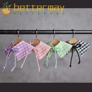 BETTER-MAYSHOW Doll Clothes, Cotton Stuffed Doll|Outfit Checkered Cloak, Kawaii Checkered 10~15cm 15