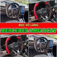 MERCEDES C300 AMG, E300 AMG, GLB 200 AMG, A35 AMG, A45 AMG DCUT steering wheel cover Genuine SPARCO
