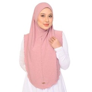 TUDUNG SARUNG LAYLA VIRAL 🔥Ready Stock🔥 Sarima Layla Tudung Sarung Moscrepe Sauk Instant Hijab Muslim Layla Ribbed