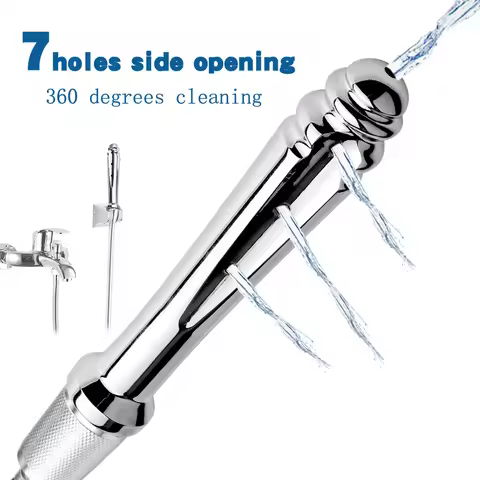 Stainless Steel Anal Irrigator Shower Cleaning Enema Large and Small Open Enema Metal Anal Cleaner B