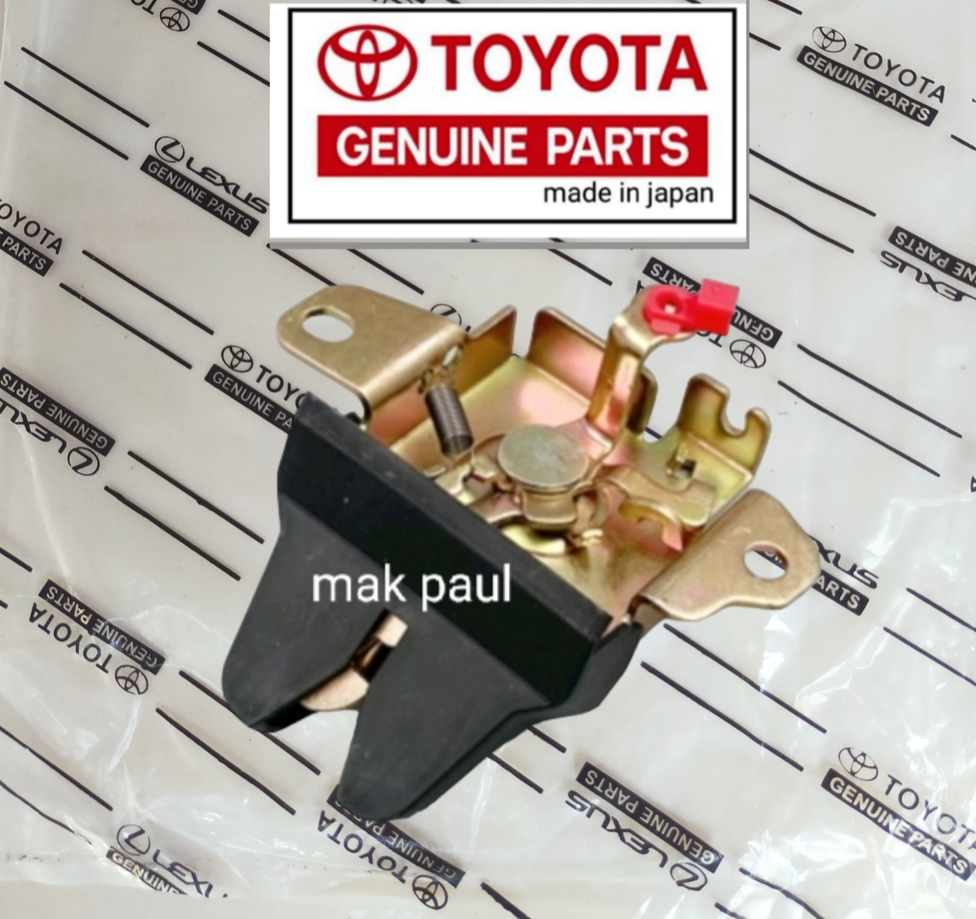 kunci bagasi door lock bagasi ALTIS COROLLA TWINCAMP 2000 - 2007 ORIGINAL