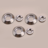 3 Sets Dash Switch Bezel Nut Set Silver 987911 4000056 Fit for Jeep CJ5 CJ7 CJ8 1972 1973 1974 1975 