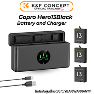 K&F GoPro Hero 13 Battery3-Pack and Upgraded Fast Charger (KF28.0087)