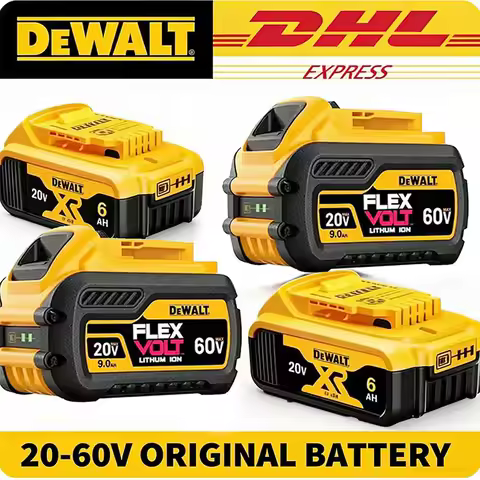 DeWALT Original Battery 20V/60V 6Ah 9Ah MAX FlexVolt for DCB606 DCB205 DCB206 DCB209 DCB182 Power To