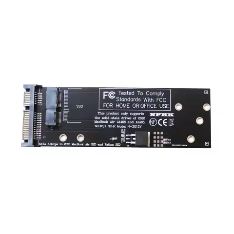 SATA to 2012 MacBook Air A1465 A1466 SSD Convert Card Adapter Riser Card Board SATA 6Gbps to 2012 Ma