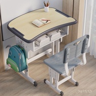 New in May!Children's Study Table Chair Home Study Table Chair Girl Writing Table and Chair Suit Boy Homework Adjustable