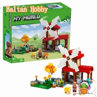 Baltan Toy HN3X Compatible with Minecraft 21262 The Windmill Farm Building blocks EQ1