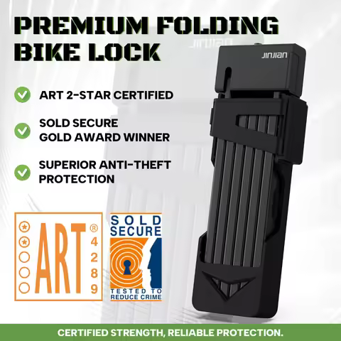 Bicycle High-security Folding Lock 100CM Bicycle Lock Thickened Thickened Anti-shear Bicycle Lock Ro