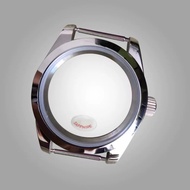 39MM Solid Bottom Watch Case Sapphire Glass for Miyota 8215, ETA2836, Mingzhu 2813/3804 Movement
