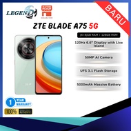 ZTE Blade A75 5G (4GB+128GB) Original Smartphone | 120Hz 6.6" Live Island | 50MP AI Camera