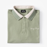 Trendy Moss Color Mixed Polo Shirt, Custom Embroidered Polo Shirt