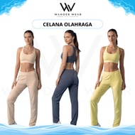 Wander Wear Sports Gymnastics Pants Loose HighwaistWanita - Gym Yoga Aerobics Trousers