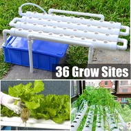 Hydroponic System Pots to Grow Kit Equipment Garden Vegetables Planting Box 36 Sites Hydroponic Rack