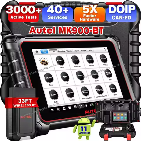 Autel MaxiCOM MK900-BT Code Reader MK900BT Car Diagnostic Tool Bi-Directional scanner Auto Scan 2.0 