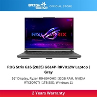 ASUS ROG Strix G16 G614P-RRV012W Gaming Laptop - 16" WQXGA/R9-8940HX/32GB/1TB SSD/Win11