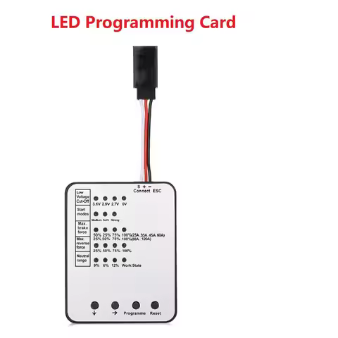 Surpass Hobby LED ESC Program Card for Waterproof Brushless ESC 25A /35A /45A /60A /80A /120A
