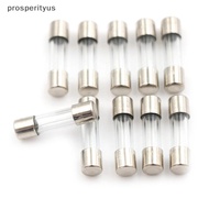 [Prs] 10pcs Glass Tube Fuse 5mm x 20mm 1.6A T1.6A 250V Slow Blow 1.6Amps [DDD]