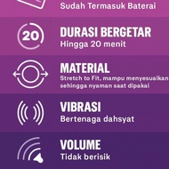Limited - Durex Play Vibrator Ring Alat Bantu Seks Pria Wanita !!