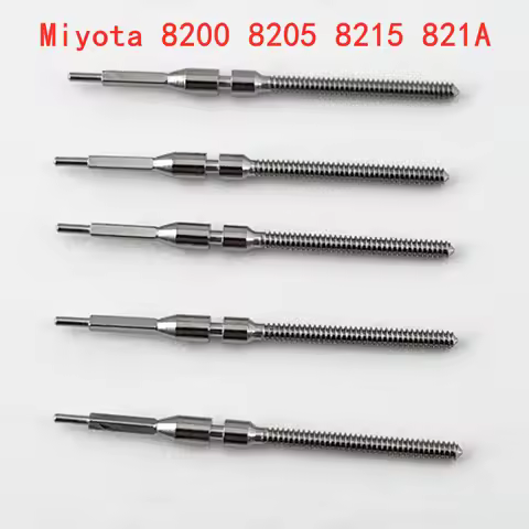 Goutent Watch Steel Stem Kit Fit Miyota 8200 8205 8215 821A Metal Watch Winding Stem Replacement Mov