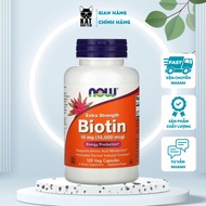 Functional Food NOW Biotin NOW Foods Essential Vitamin Supplement Anti-Aging Improves Health 10000mc
