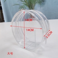 2024 Baby Three-Year-Old Doll Bag & Cotton Doll 10CM Outing Bag Transparent Round Can Hang Doll Bag 