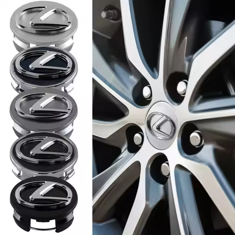4Pcs 60MM For Lexus LS IS350 ES300h ES300 IS250 IS220d NX350h Car Styling Wheel Center Cap Emblem Hu