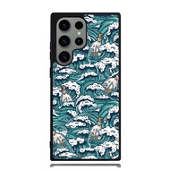 Casing Case Samsung S23 S22 S21 S20 S10 S10e S9 S8 S7 Ultra Plus FE Lite Edge 2020 5G Japan Art AE10